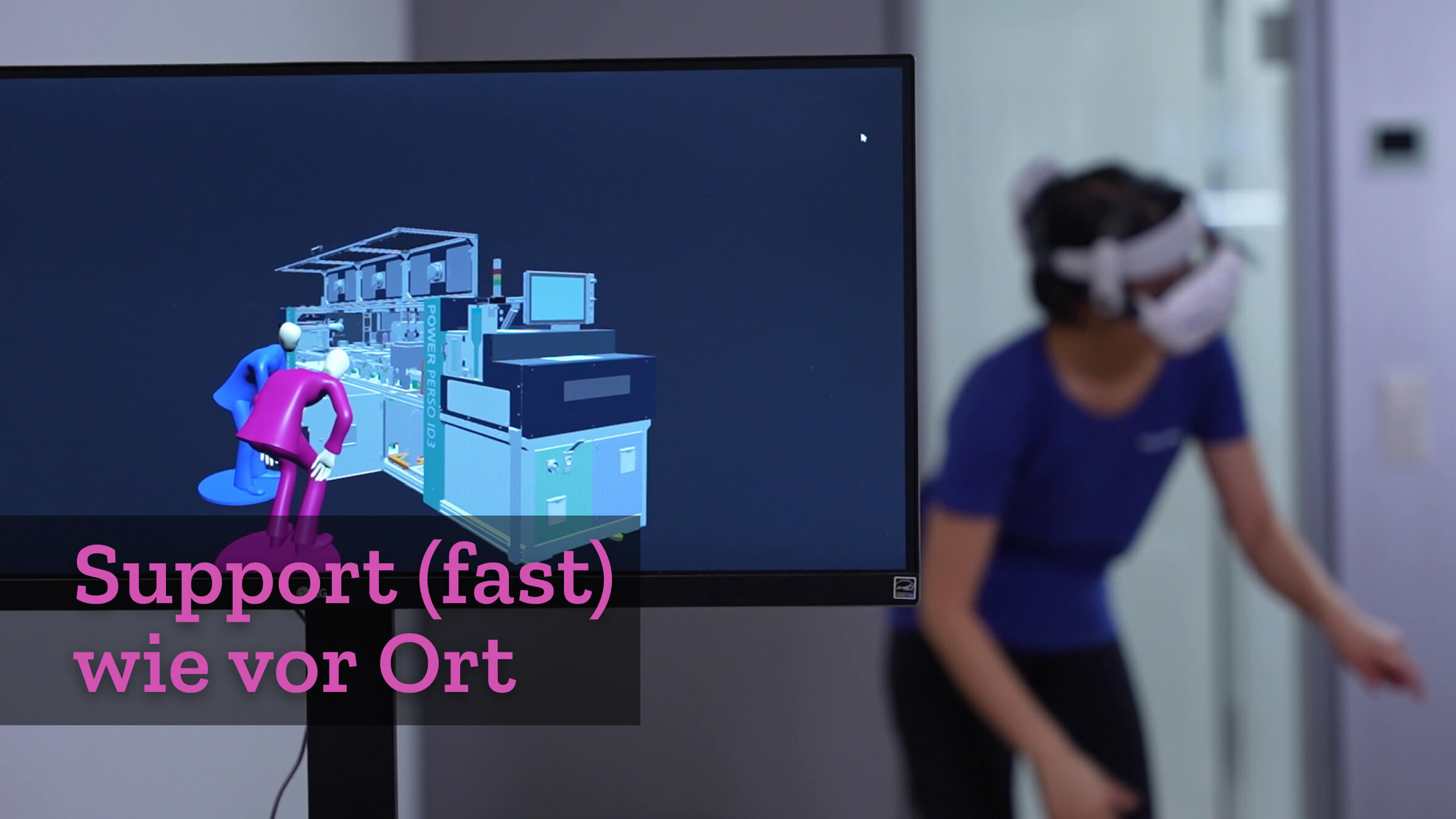 Support (fast) wie vor Ort